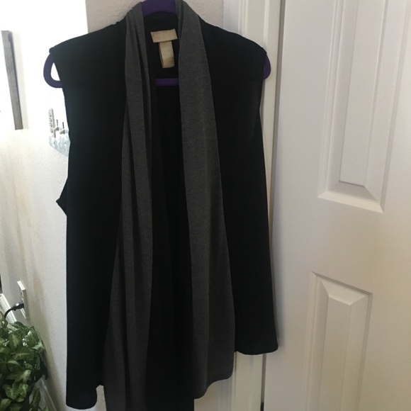 Miss Tina Jackets & Blazers - MISS TINA by TINA KNOWLES sleeveless cardigan (XL)